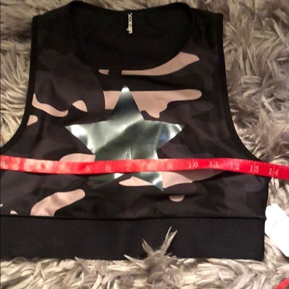 NWT Ultracor Black Level Camo Knockout Crop Top M - Picture 6 of 8